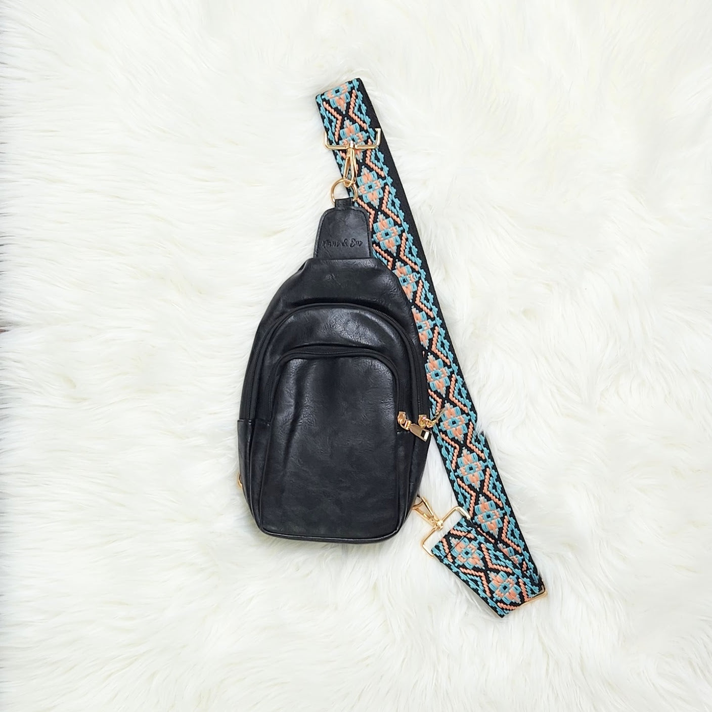 Mylah Crossbody Sling | Vegan Leather Handbag