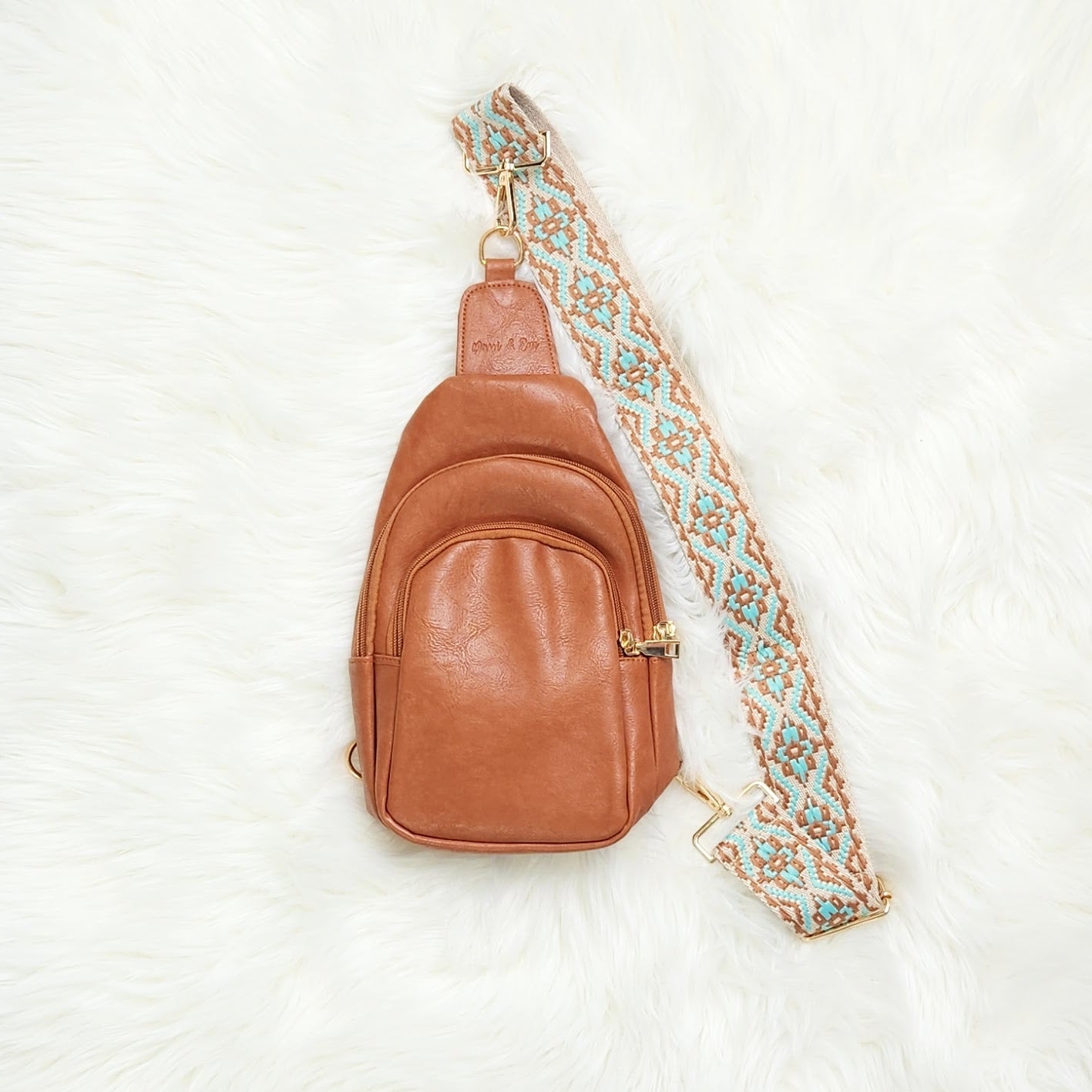 Mylah Crossbody Sling | Vegan Leather Handbag