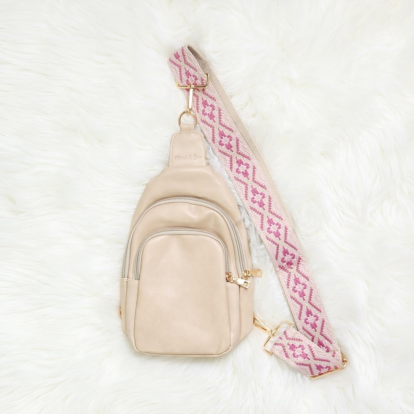 Mylah Crossbody Sling | Vegan Leather Handbag