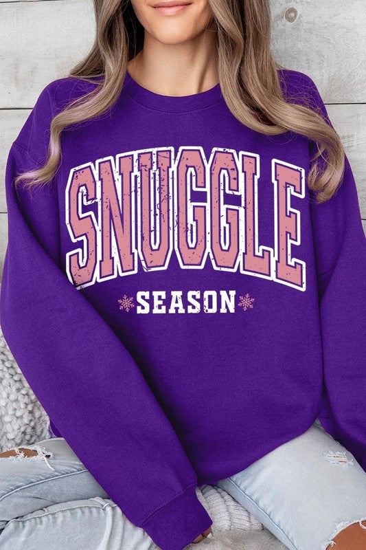Snuggle Season Graphic Fleece Sweatshirts