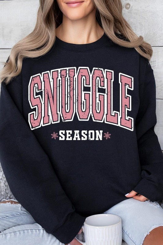 Snuggle Season Graphic Fleece Sweatshirts