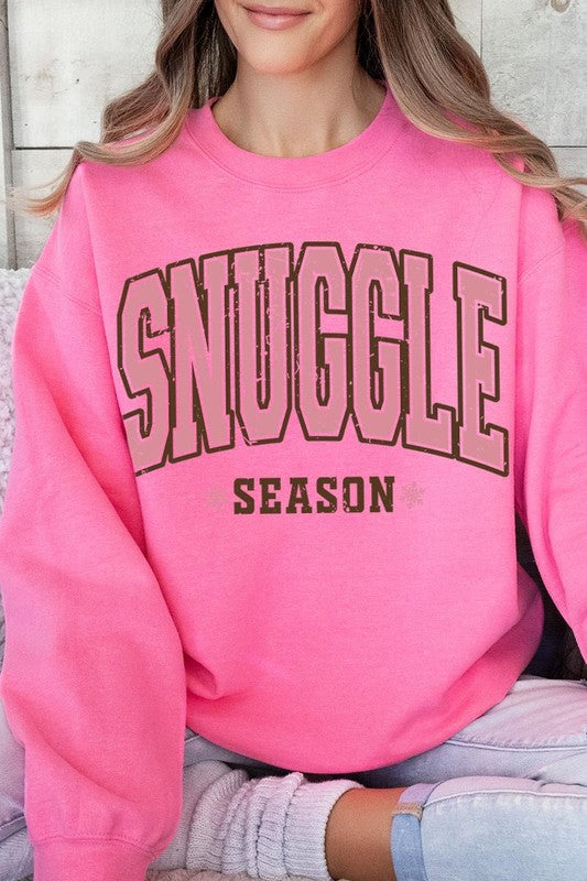 Snuggle Season Graphic Fleece Sweatshirts