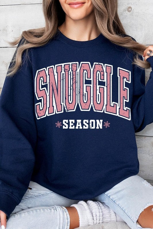 Snuggle Season Graphic Fleece Sweatshirts