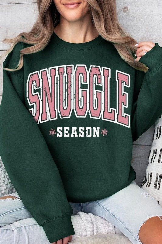 Snuggle Season Graphic Fleece Sweatshirts