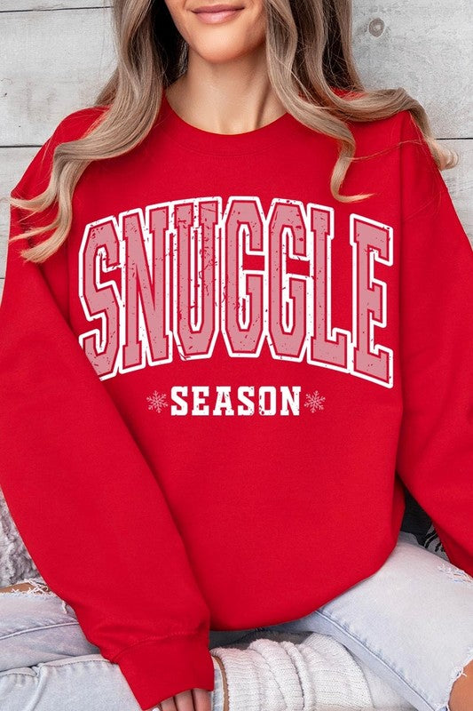 Snuggle Season Graphic Fleece Sweatshirts