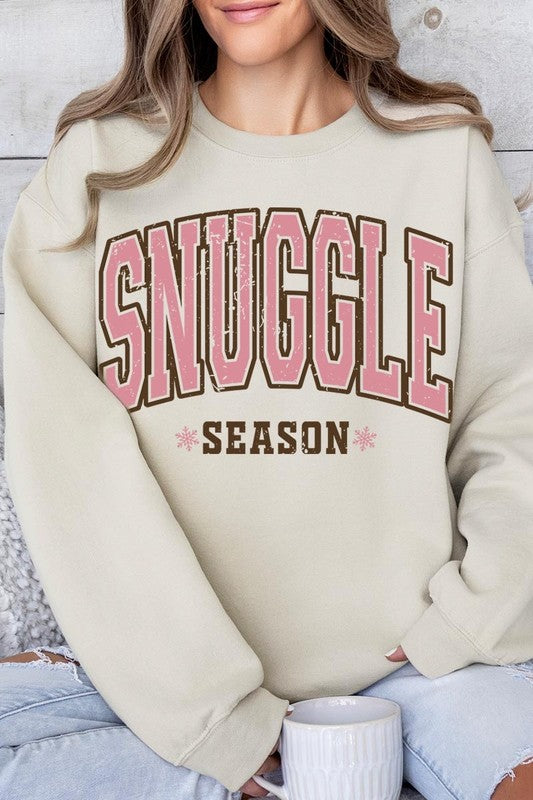 Snuggle Season Graphic Fleece Sweatshirts
