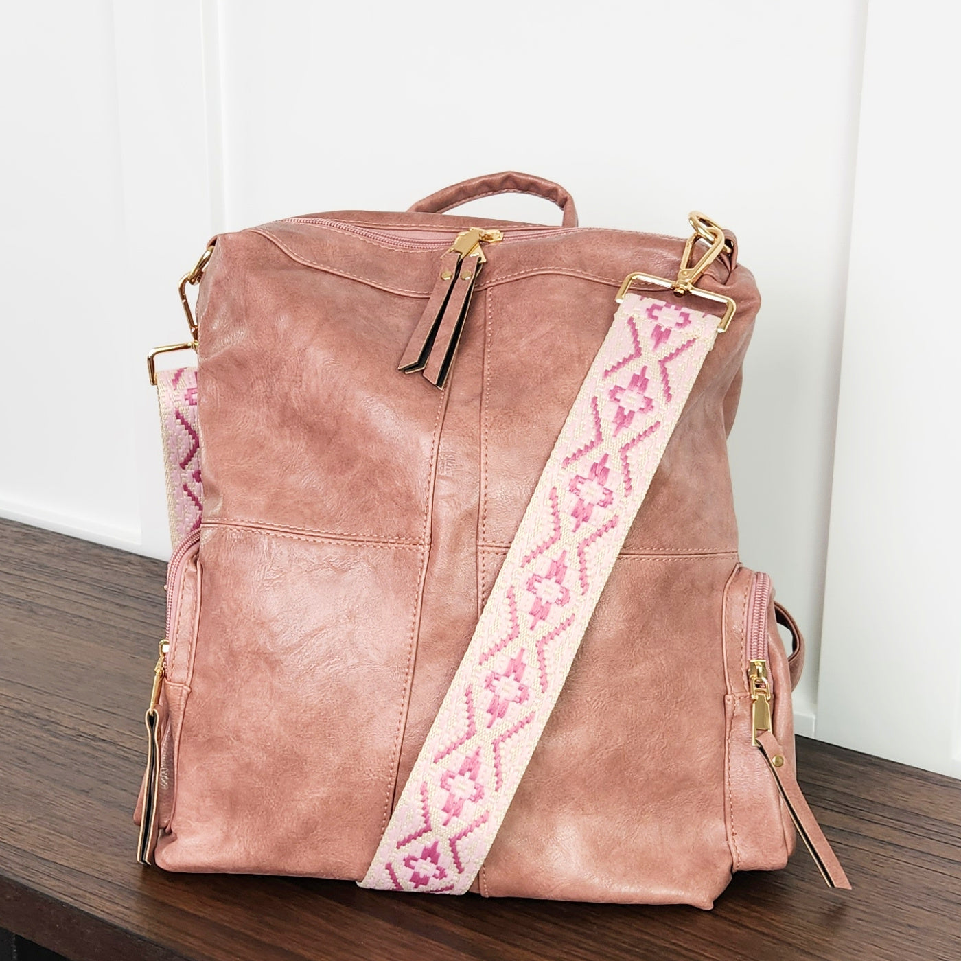 Monogram It: CHARIS Convertible Backpack
