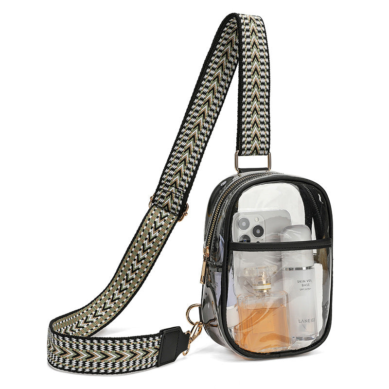 Easy Travels Clear Stadium Sling | Crossbody Bag