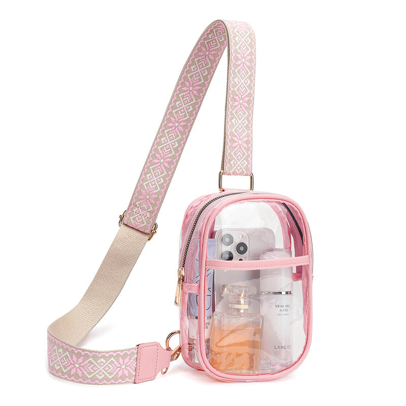 Easy Travels Clear Stadium Sling | Crossbody Bag