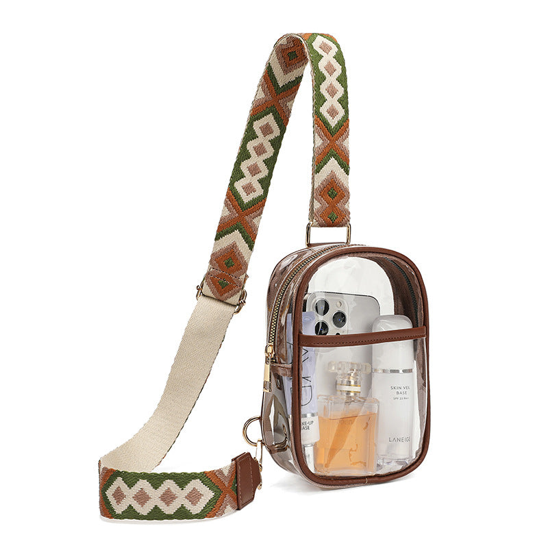 Easy Travels Clear Stadium Sling | Crossbody Bag