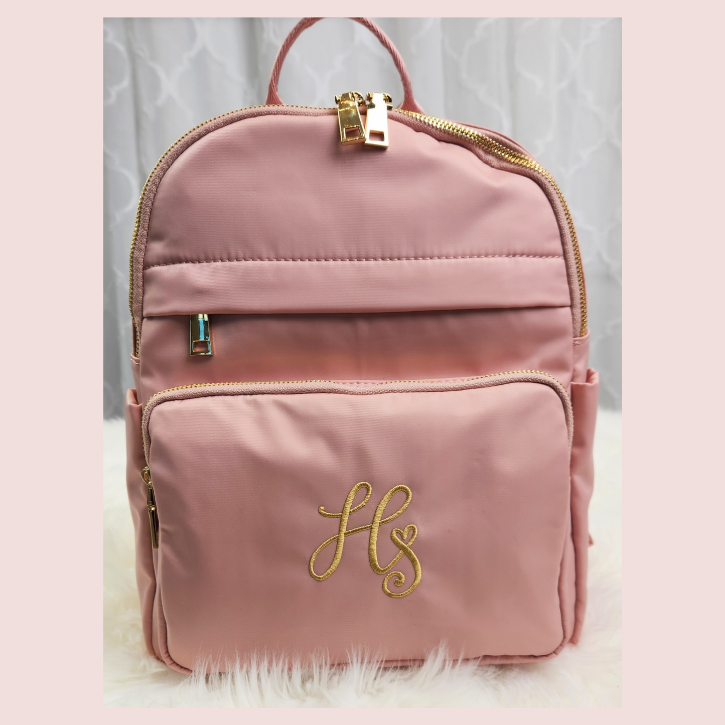 Monogram It: ARAEYA Nylon Backpack