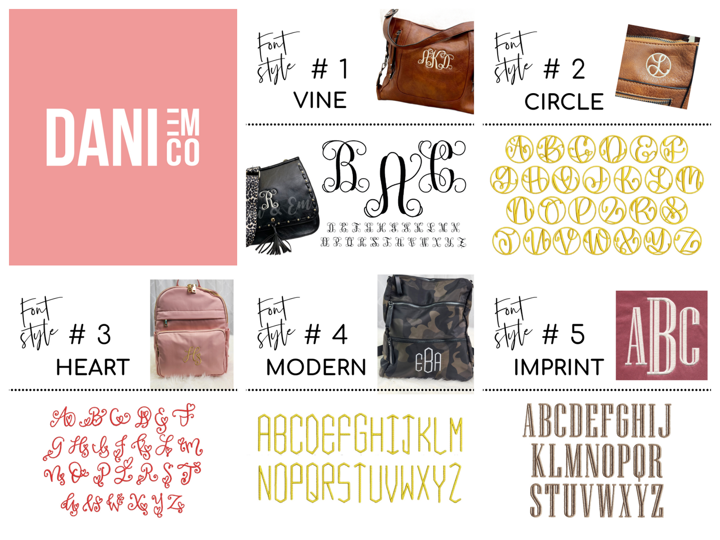 Monogram It: TATUM Handbag