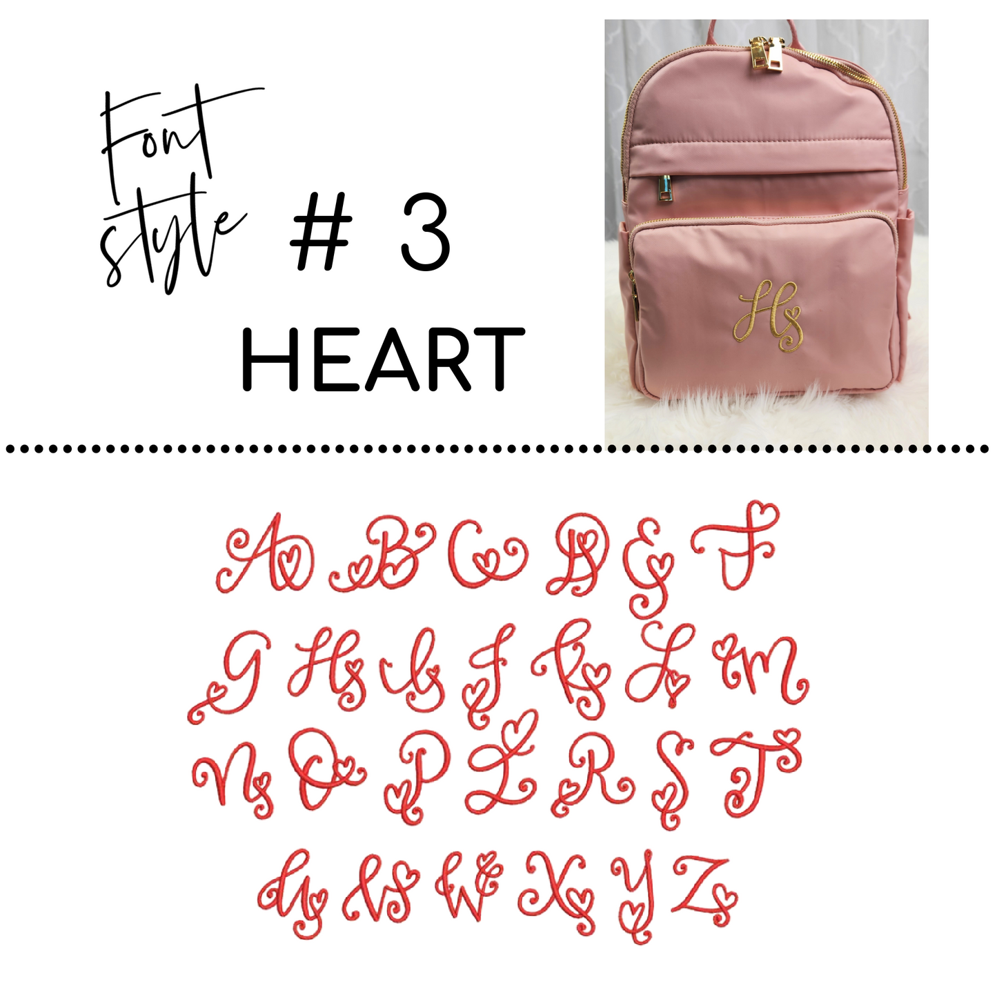 Monogram It: LAKIN Handbag