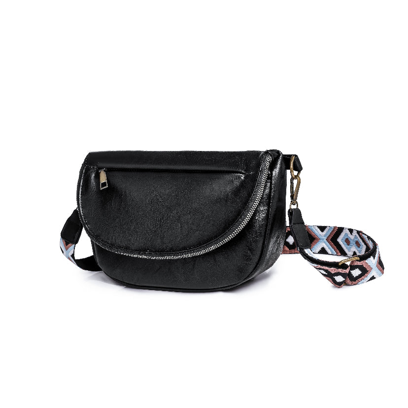 Harlie Zipper Foldover Crossbody