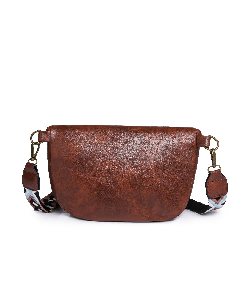 Harlie Zipper Foldover Crossbody