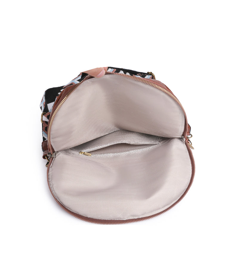Harlie Zipper Foldover Crossbody