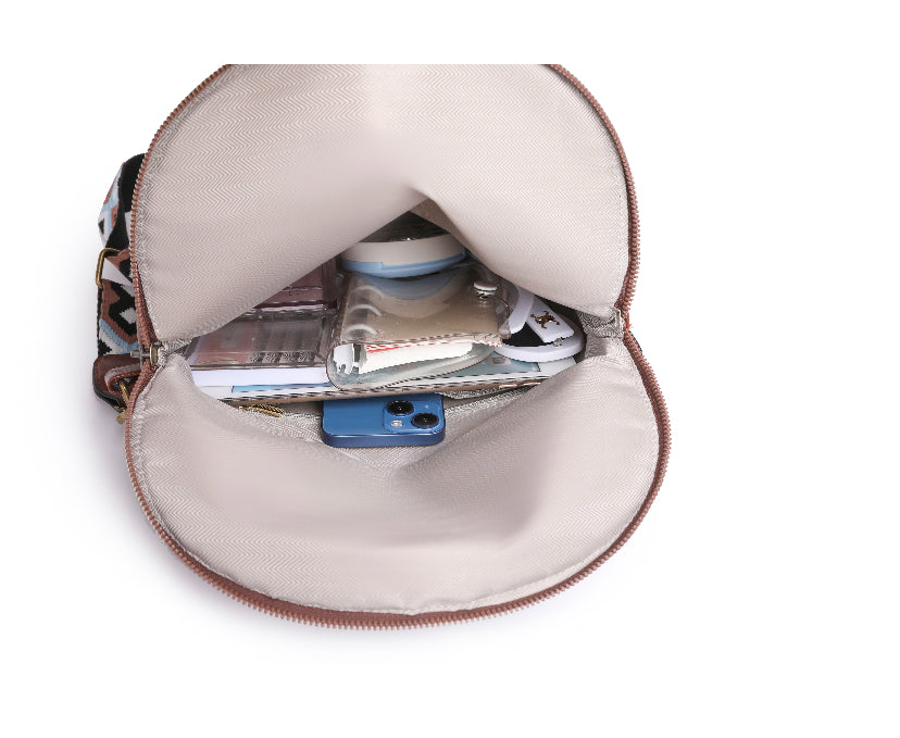 Harlie Zipper Foldover Crossbody