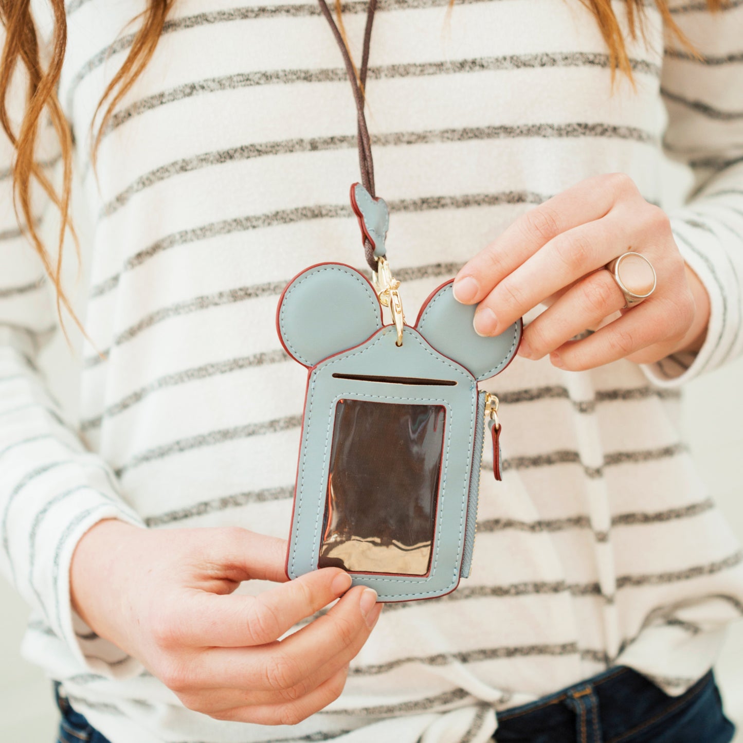 Mouse Lanyard |Travel Ticket Credit Card Holder Wallet