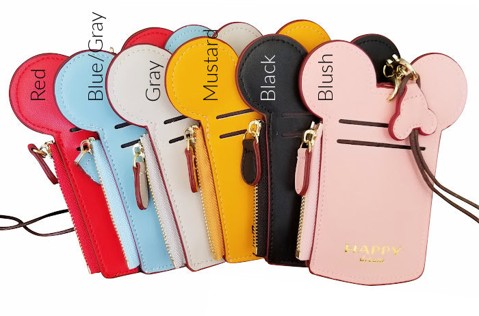 Mouse Lanyard |Travel Ticket Credit Card Holder Wallet