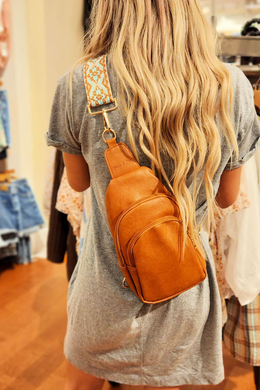 Mylah Crossbody Sling | Vegan Leather Handbag