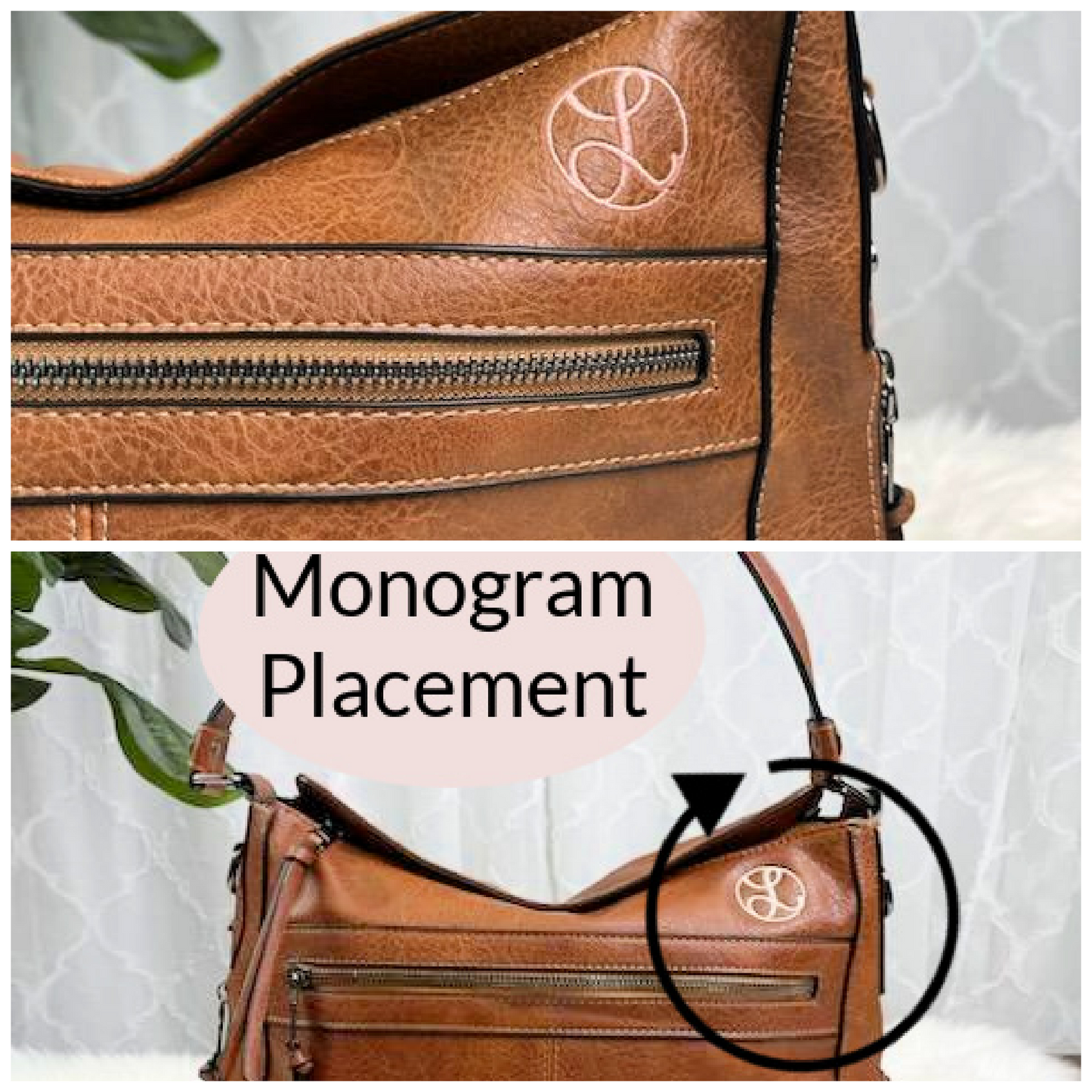 Monogram It: SAIGE Handbag