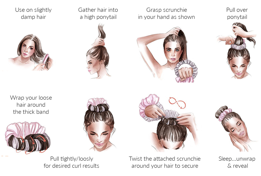 Overnight Curl Scrunchie | Bun Wrap Curler