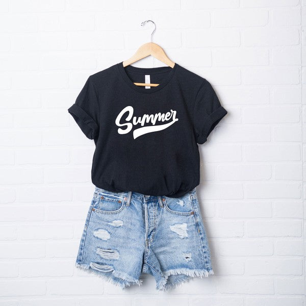 Retro Summer Short Sleeve Graphic Tee