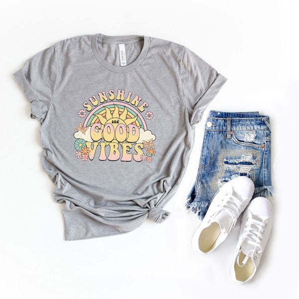 Good Vibes Summer Short Sleeve Graphic Tee