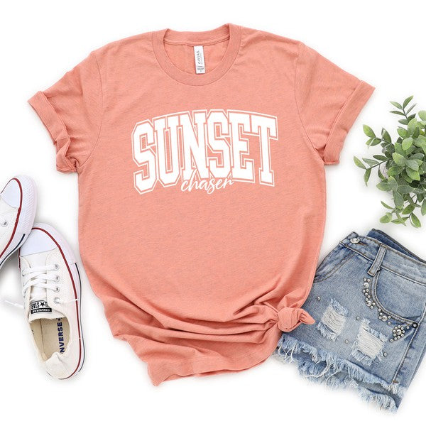 Varsity Sunset Short Sleeve Graphic Tee