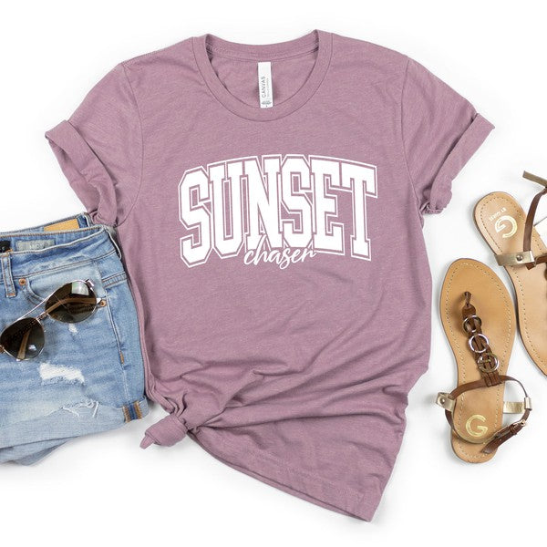 Varsity Sunset Short Sleeve Graphic Tee