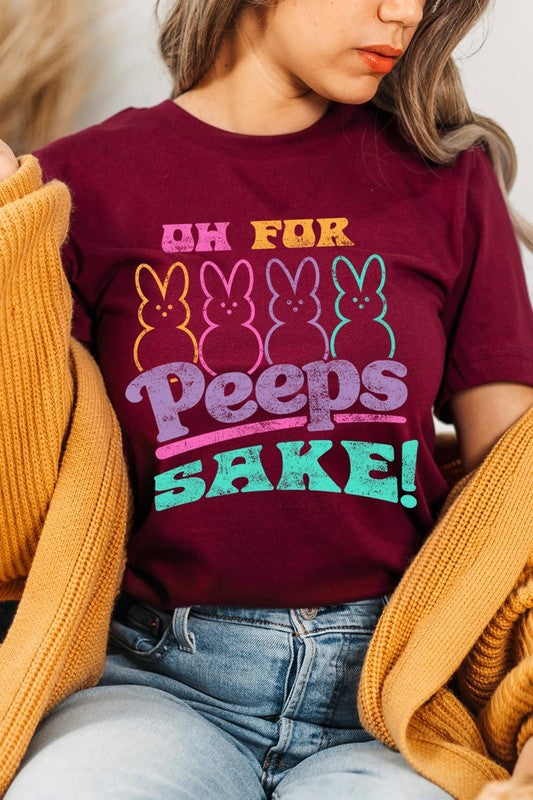Peeps Sake Bunny Easters Graphic T Shirt