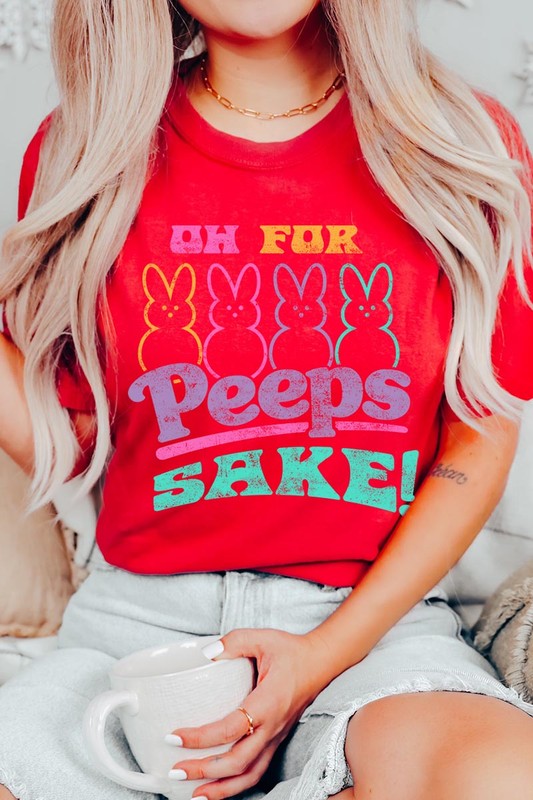 Peeps Sake Bunny Easters Graphic T Shirt