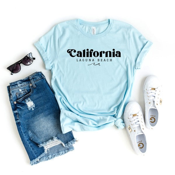 California Laguna Beach Short Sleeve Graphic Tee