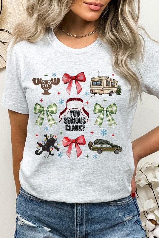 You Serious Clark Christmas Graphic Tee