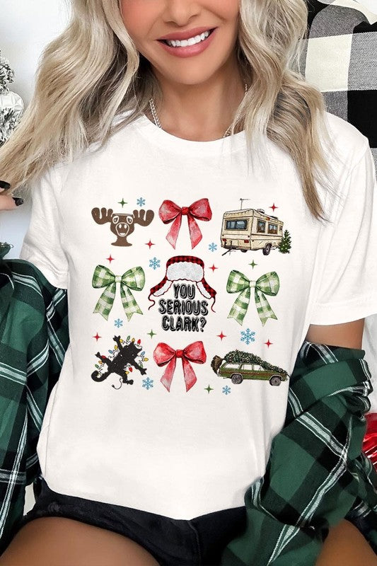 You Serious Clark Christmas Graphic Tee