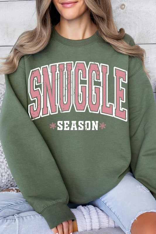 Snuggle Season Graphic Fleece Sweatshirts