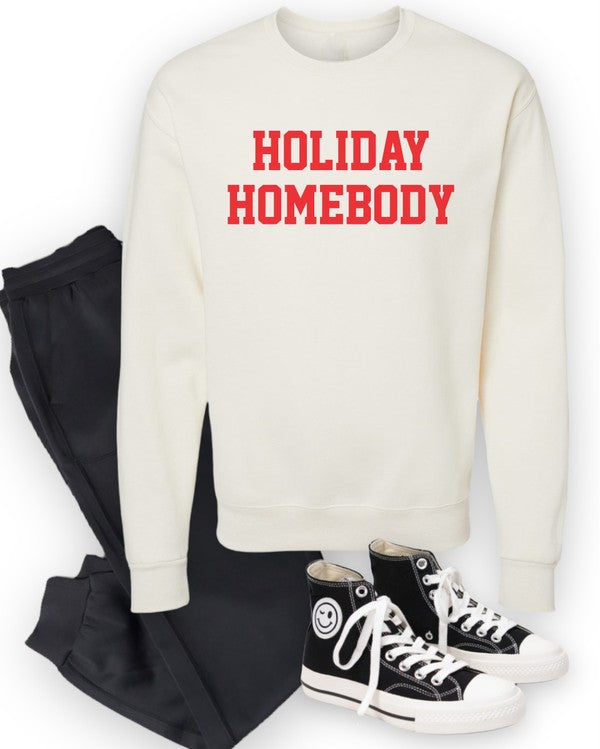 Holiday Homebody Cozy Crewneck Sweatshirt {S-XL}