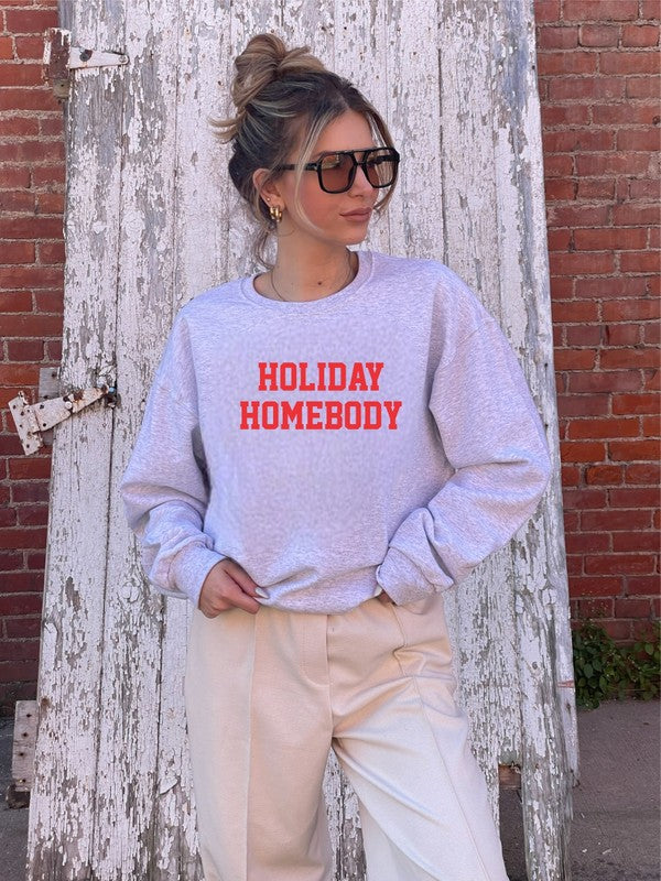 Holiday Homebody Cozy Crewneck Sweatshirt {S-XL}