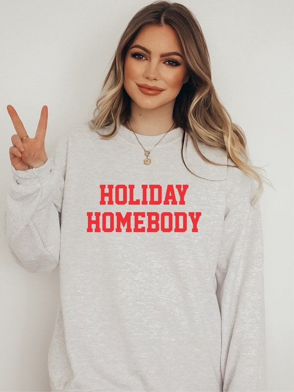 Holiday Homebody Cozy Crewneck Sweatshirt {S-XL}