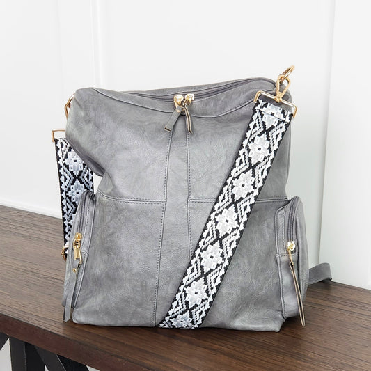 Monogram It: CHARIS Convertible Backpack