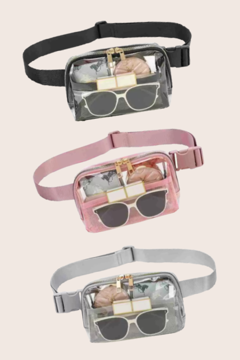 Clear Stadium Belt Bag Sling | Crossbody