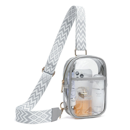Easy Travels Clear Stadium Sling | Crossbody Bag