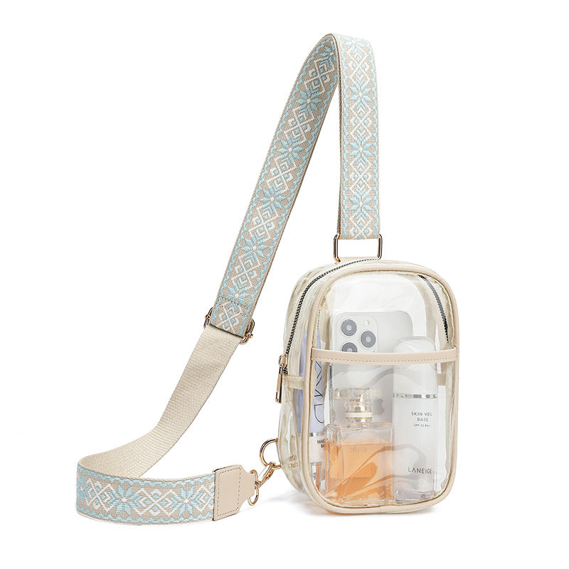 Easy Travels Clear Stadium Sling | Crossbody Bag