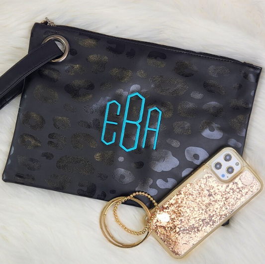 Monogram It: DANI Onyx Clutch