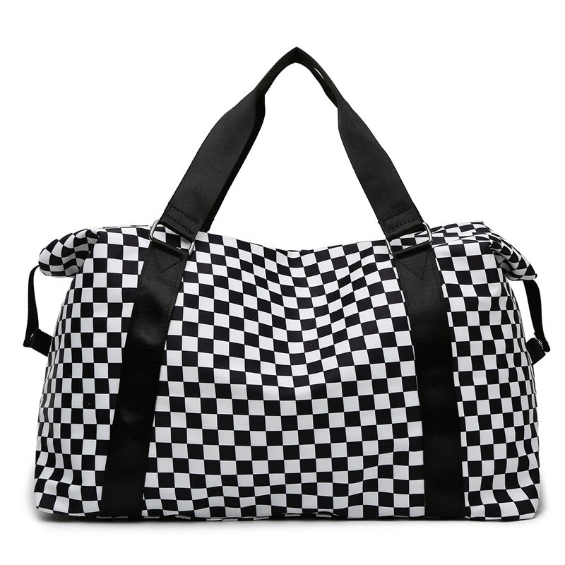 Checker Weekend Travel Bag