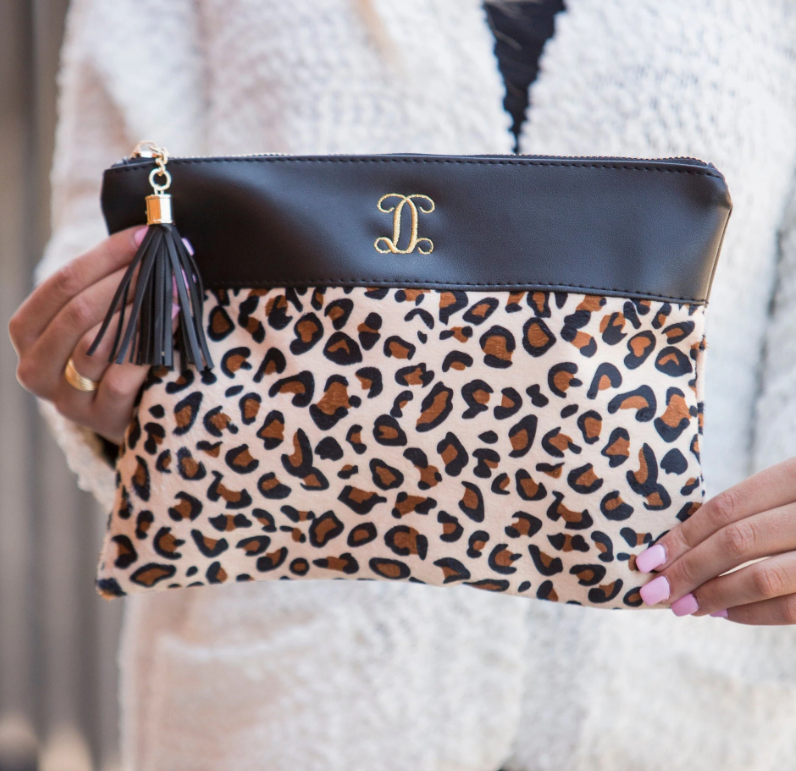 Monogram It: LEOPARD Zip Pouch