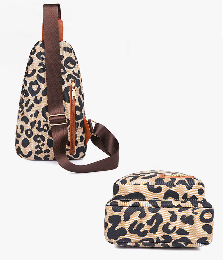 Animal Print Leopard Sling | Crossbody Bag