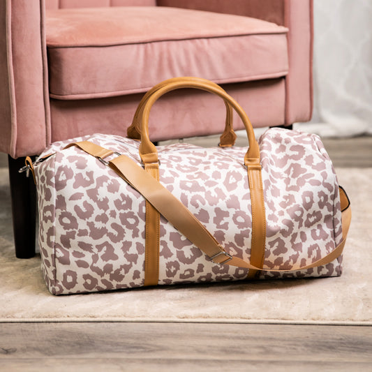 Lux Leopard Weekender Travel Bag