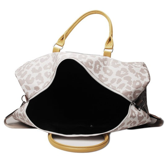 Monogram It: LUX LEOPARD Weekender