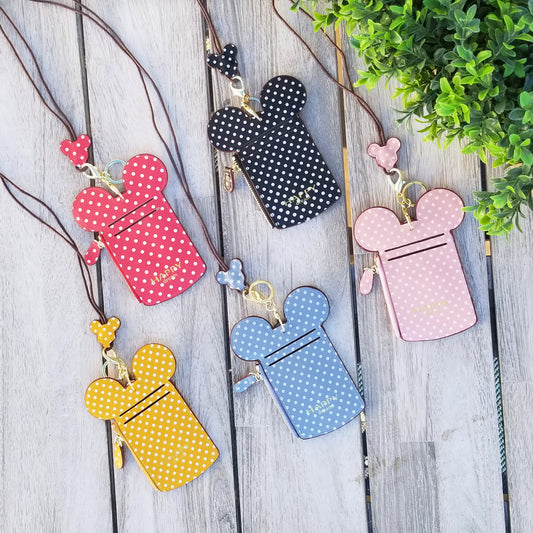 Mouse Lanyard |Travel Ticket Credit Card Holder Wallet